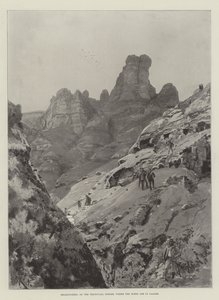 Drakensberg, en la frontera de Transvaal, donde los bóers están en Laager
